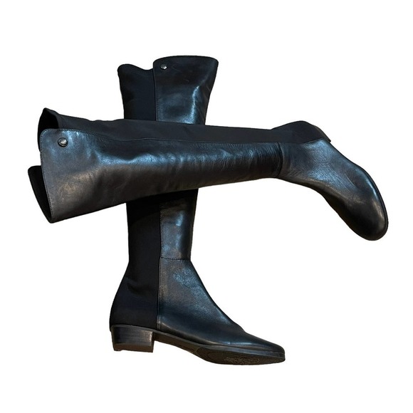 Vince Camuto Karita Tall Riding Boots Block Heel Black Women's Size 6.5M - Picture 5 of 11